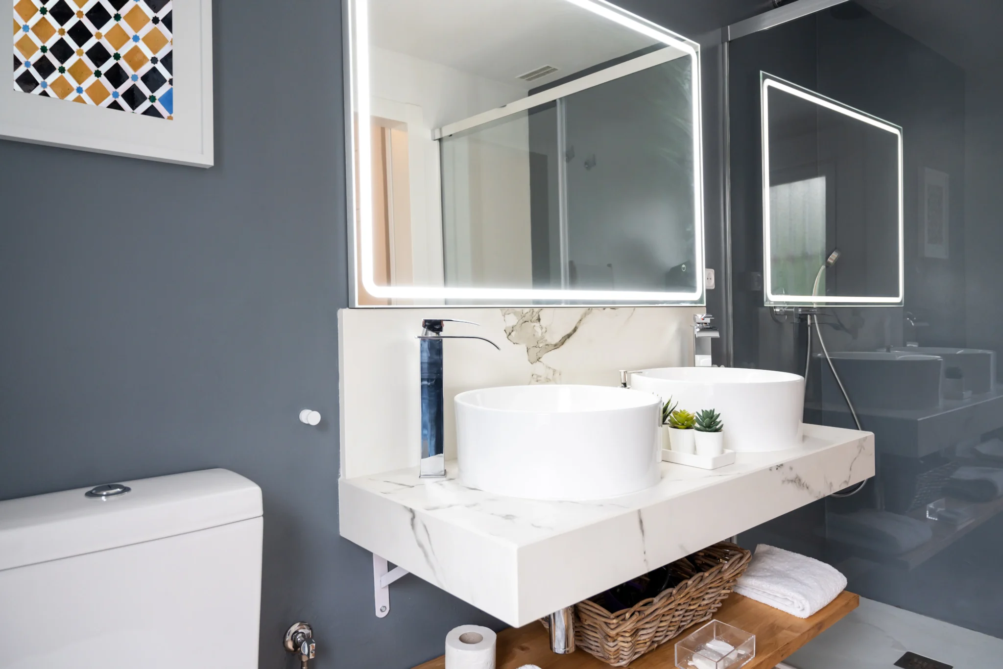 Modern Vanity with Smart Storage